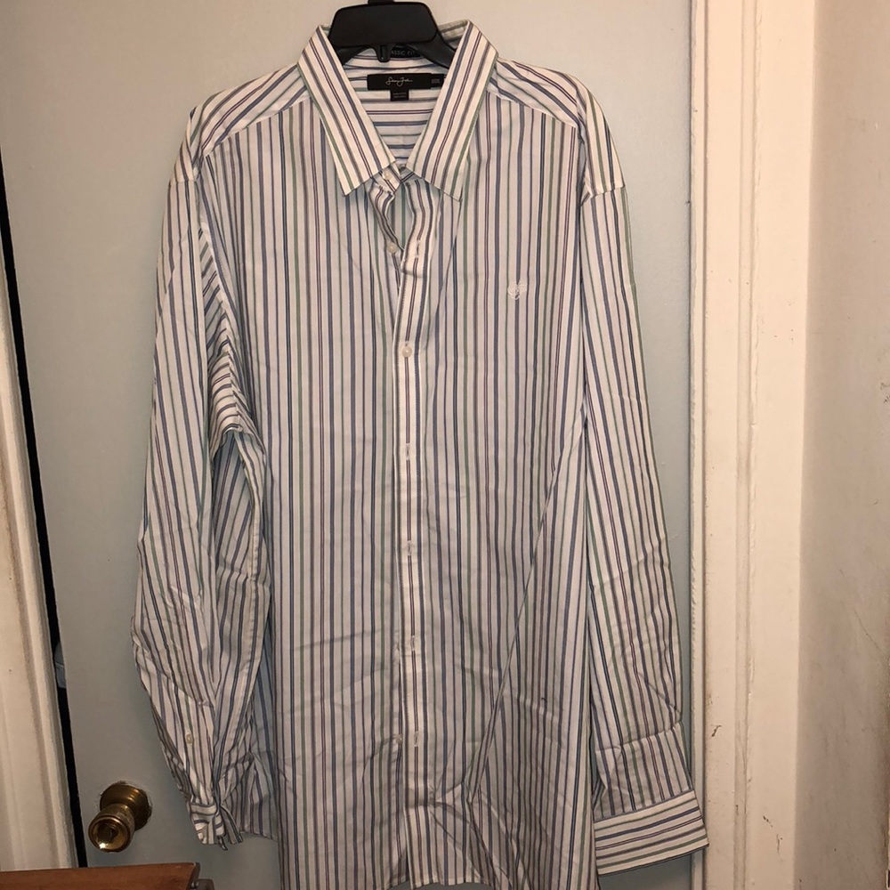 Sean JOHN 4XL Cotton Shirt. NWT. GREAT COLOR COMBO